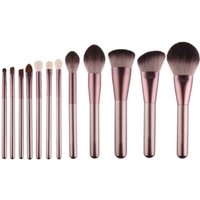 MissLady - Set Of 12 Make Up Brushes - 1set/12pcs - Grape