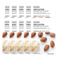 THE FACE SHOP - Real Nature Face Mask - Shea Butter - 1pc (10ea) Set