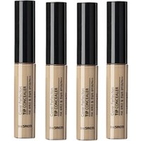 The Saem - Cover Perfection Tip Concealer - Contour Beige (4ea) Set
