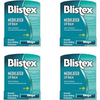 BLISTEX - Medicated Lip Balm SPF 15 - 4.25g - Classic (4ea) Set