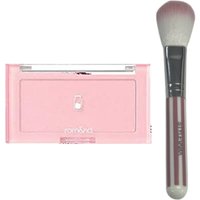 Romand - Better Than Cheek Milk Series (2022 New Version) - 4g - W02 Strawberry Milk (1ea) + MissLady - Cheek Brush - Pink and