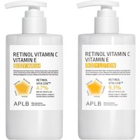 APLB - Retinol Vitamin C Vitamin E Body Wash - 300ml (1ea) & Retinol Vitamin C Vitamin E Body Lotion - 300ml (1ea) Set