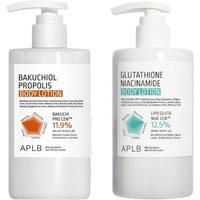 APLB - Glutathione Niacinamide Body Lotion - 300ml (1ea) & Bakuchiol Propolis Body Lotion - 300ml (1ea) Set