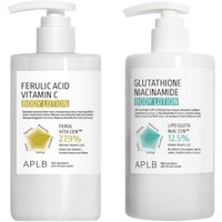 APLB - Glutathione Niacinamide Body Lotion - 300ml (1ea) & Ferulic Acid Vitamin C Body Lotion - 300ml (1ea) Set