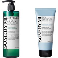 SOME BY MI - Body Repair Duo Set - AHA-BHA-PHA Miracle Body Cleanser - 400g (1ea) + Beta Panthenol Repair Body Cream - 200ml...