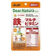 Asahi - Dear-Natura Style Iron x Multi-V 20 Day Supply - 20 tablets