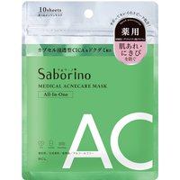 BCL - Saborino Medical Acnecare Mask - 10pcs - AC