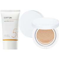 Missha Missha Cotton Sun X Magic Cushion Moist Up Medium Beige Set