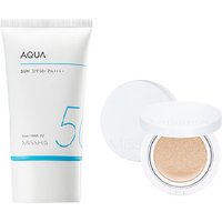 Missha Aqua Sun X Magic Cushion Moist Up Light Beige Set
