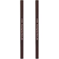 ETUDE - Drawing Eye Brow New - No.01 Dark Brown (2ea) Set