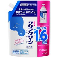 Kao - Clear Clean Mouthwash Refill - 770ml - Soft Mint Flavor