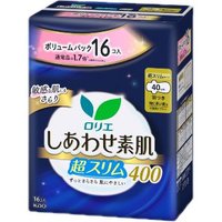 Kao - Laurier Shiawase Sokuhada Super Slim Extra Heavy Night Use With Wings 40cm - 16pcs
