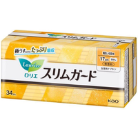 Kao - Laurier Slim Guard Light Daily Use no Wings 17cm - 34pcs - Fragrance Free