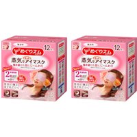 Kao - MegRhythm Gentle Steam Eye Mask Fragrance Free (2ea) Set