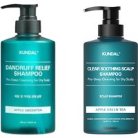 KUNDAL - Dandruff Relief Shampoo - Apple Green Tea - 500ml