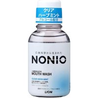 LION - Nonio Small Mouth Wash - 80ml - Clear Herb Mint