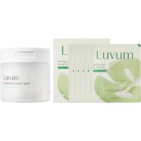LUVUM - Calming Pair Cica Gel Mask - 5 pcs + Witch Hazel Hyaluronic Toner Pad - 130ml/ 60ea Set