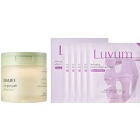 LUVUM - Real Calming Pair Cica Spot Pad - 120ml/ 60ea + Slow Aging Phyto Collagen Gel Mask - 5 pcs Set