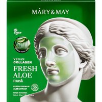 Mary&May - Vegan Collagen Fresh Aloe Mask - 30g*4ea