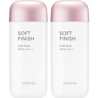 Missha All-Around Safe Block Soft Finish Sun Milk (2ea) Set