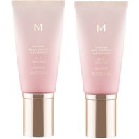 MISSHA M Signature Real Complete BB Cream EX SPF30 PA++ (New Version) - 45g - 21 Bright Beige (2ea) Set
