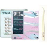 mr. wish - Wishing Star Series Glue-Free Eyelashes (with Specialize Tweezwes) - 36pcs+1pc - Boiled Water