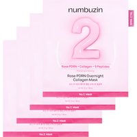 numbuzin - No.2 Rose PDRN Overnight Collagen Mask - 4ea