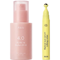 Abib - PDRN Glow Serum 4.0 Pump (1ea) X Retinal Eye Serum Lifting Roller (1ea) Set