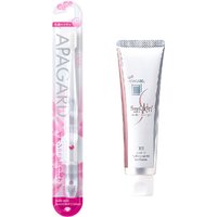 APAGARD - Smokin' Toothpaste - 53g (1ea) + APAGARD - Crystal Toothbrush - 1pc - Random Color (1ea) Set