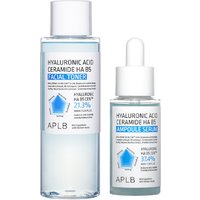 APLB - Hyaluronic Acid Ceramide HA B5 Ampoule Serum - 40ml (1ea) + Facial Toner - 160ml (1ea) Set
