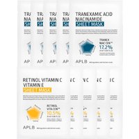 APLB - Tranexamic Acid Niacinamide Sheet Mask (5pcs) X Retinol Vitamin C Vitamin E Sheet Mask (5pcs)