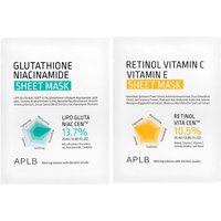 APLB - Glutathione Niacinamide Sheet Mask X Retinol Vitamin C Vitamin E Sheet Mask