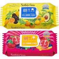 BCL - Saborino Morning Mask - Fruity Herbal - 32pc (1ea) & BCL - Saborino Morning Mask - Mixed Berries - 28pc (1ea)