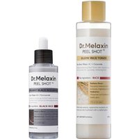 Dr. Melaxin - Peel Shot Exfoliating Black Rice Ampoule - 80ml (1ea) & Peel Shot Glow Rice Toner - 200ml (1ea) Set