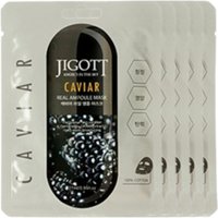 Jigott - Real Ampoule Mask Caviar - 1pc (5ea) Set