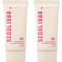 KSECRET - SEOUL 1988 Sun : Collagen Complex 7 + Plum SPF50+ PA++++ - 50ml DUO Set