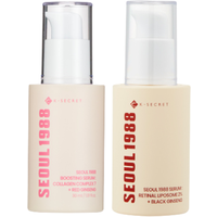KSECRET - SEOUL 1988 Boosting Serum : Collagen Complex 7 + Red Ginseng - 30ml (1ea) & SEOUL 1988 Serum : Retinal Liposome 2% +