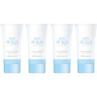 Rohto Mentholatum SunplaySkin Aqua Physical Sunscreen for Sensitive Skin SPF50+ PA++++50ml (4ea) Set