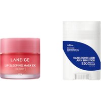 Isntree - Hyaluronic Acid Airy Sun Stick SPF50+ PA++++ - 22g (1ea) + LANEIGE - Lip Sleeping Mask EX - 20g - Berry (1ea) Set