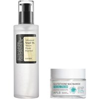 COSRX - Advanced Snail 96 Mucin Power Essence 100ml + APLB - Glutathione Niacinamide Facial Cream - 55mml Set