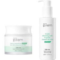 make p:rem - Safe Me. Relief Moisture Cleansing Milk - 200ml (1ea) + Safe me. Relief Moisture Cream 12 - 80ml (1ea) Set