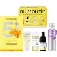 numbuzin - No.5+ Glutathione Vitamin Trial Kit for Brightening (Stylevana Exclusive) - 1 Set (4 Items) & No.9 NAD+ BIO...
