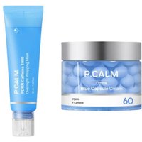 P.CALM - PDRN Caffeine Blue Capsule 60 Cream - 50ml (1ea) + PDRN Caffeine 1000 Overnight Wrapping Mask - 50ml (1ea) Set