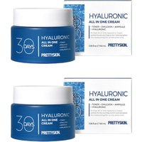 PRETTYSKIN - 30 Days All In One Hyaluronic Cream - 100ml (2ea) Set