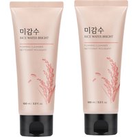 THE FACE SHOP - Rice Water Bright Foaming Cleanser - 100ml (2ea) Set