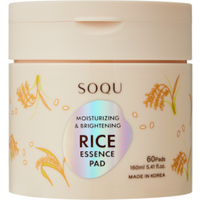 SOQU - Moisturizing & Brightening Rice Essence Pad - 60pads/160ml