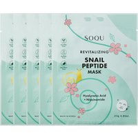 SOQU - Revitalizing Snail Peptide Mask - 23g*5 sheets
