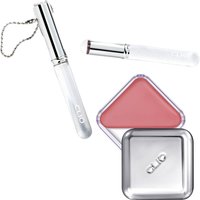 CLIO - Essential Lipcheek Tap 02 Bunny Blush + Lip Brush Set