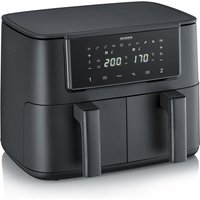 Severin FR 2463 Doppio 8 L Stand-alone 2600 W Friggitrice ad aria Nera -