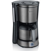 Severin 9343 Macchina per il caffè Acciaio, Nero Capacità tazze=8 funzione timer, funzione macchina caffè